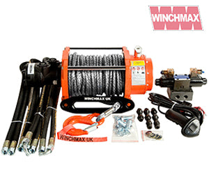 10,000lb Hydraulic Winch with Control System.