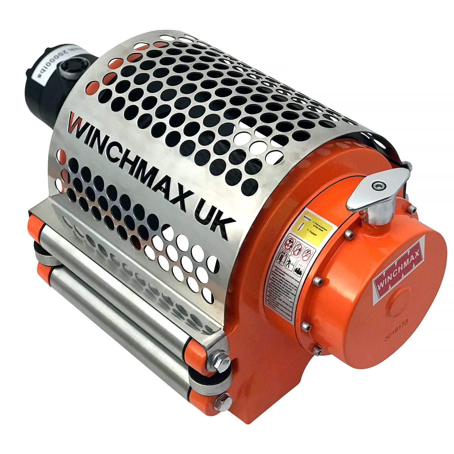 20,000lb (9,072kg) Original Orange Z Hydraulic Winch. 25m x 14mm Steel Rope. 1/2 Inch Clevis Hook. 12v Control System.