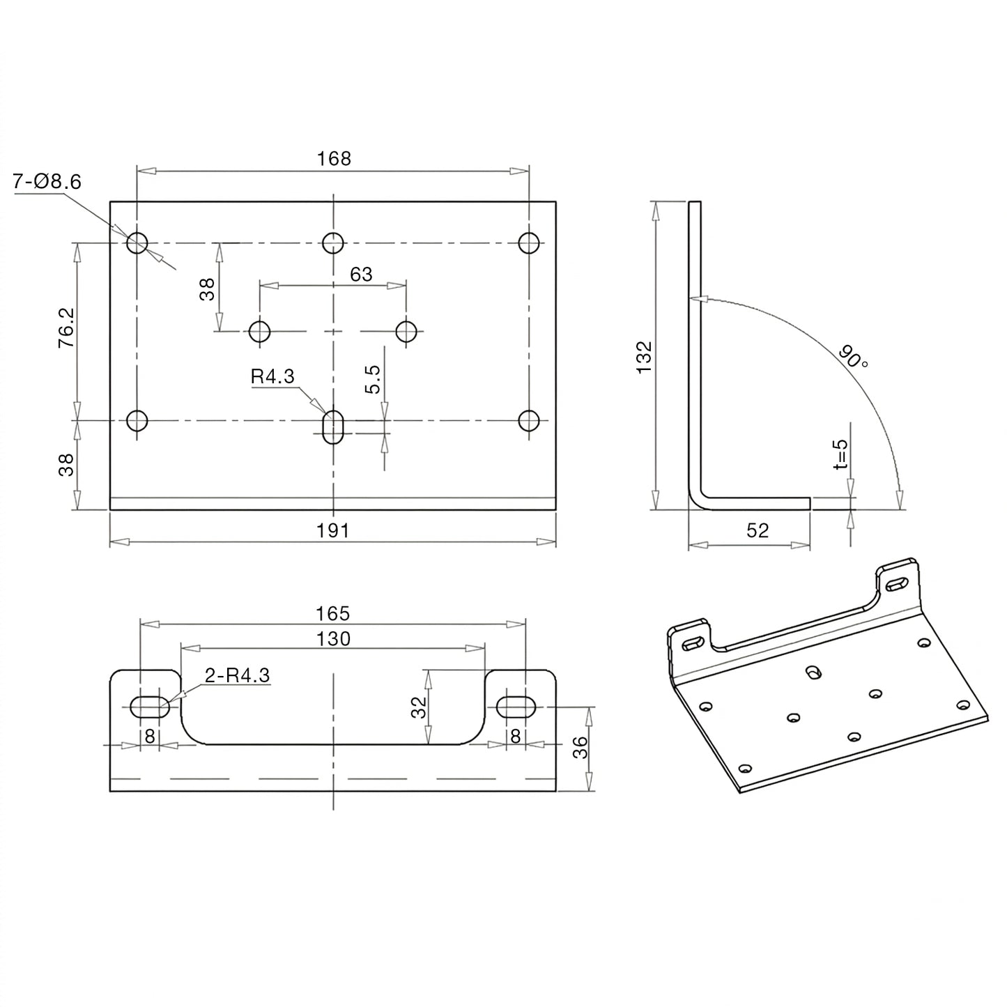 5000ATV-MountingPlateDiagram
