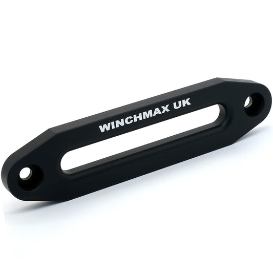 Military Grade Large Aluminium Hawse Fairlead. CNC Cut, Matt Black, Laser Etched Logo