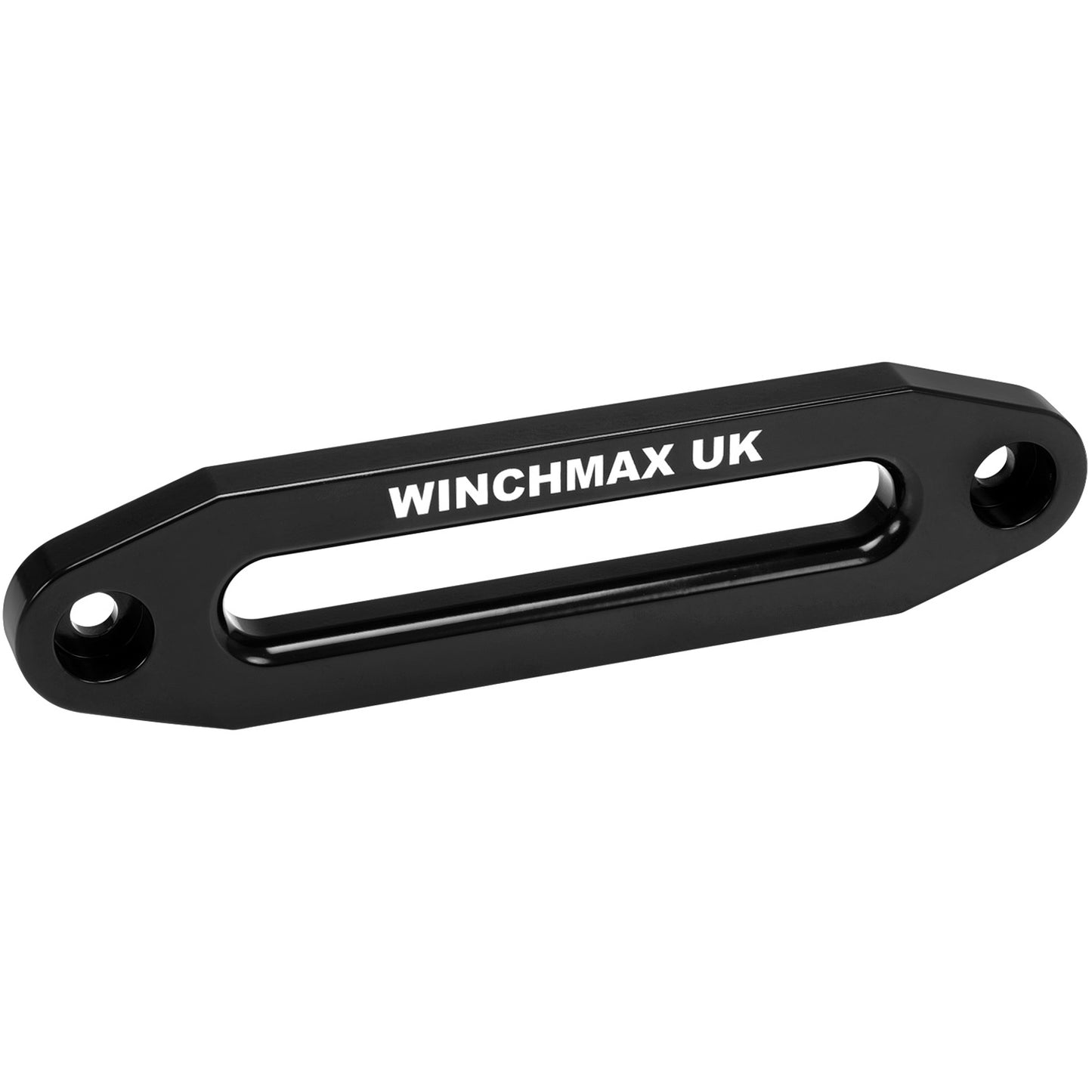 Large Aluminium Hawse Fairlead. Black Gloss Powder Coated with Laser Etched WINCHMAX Logo