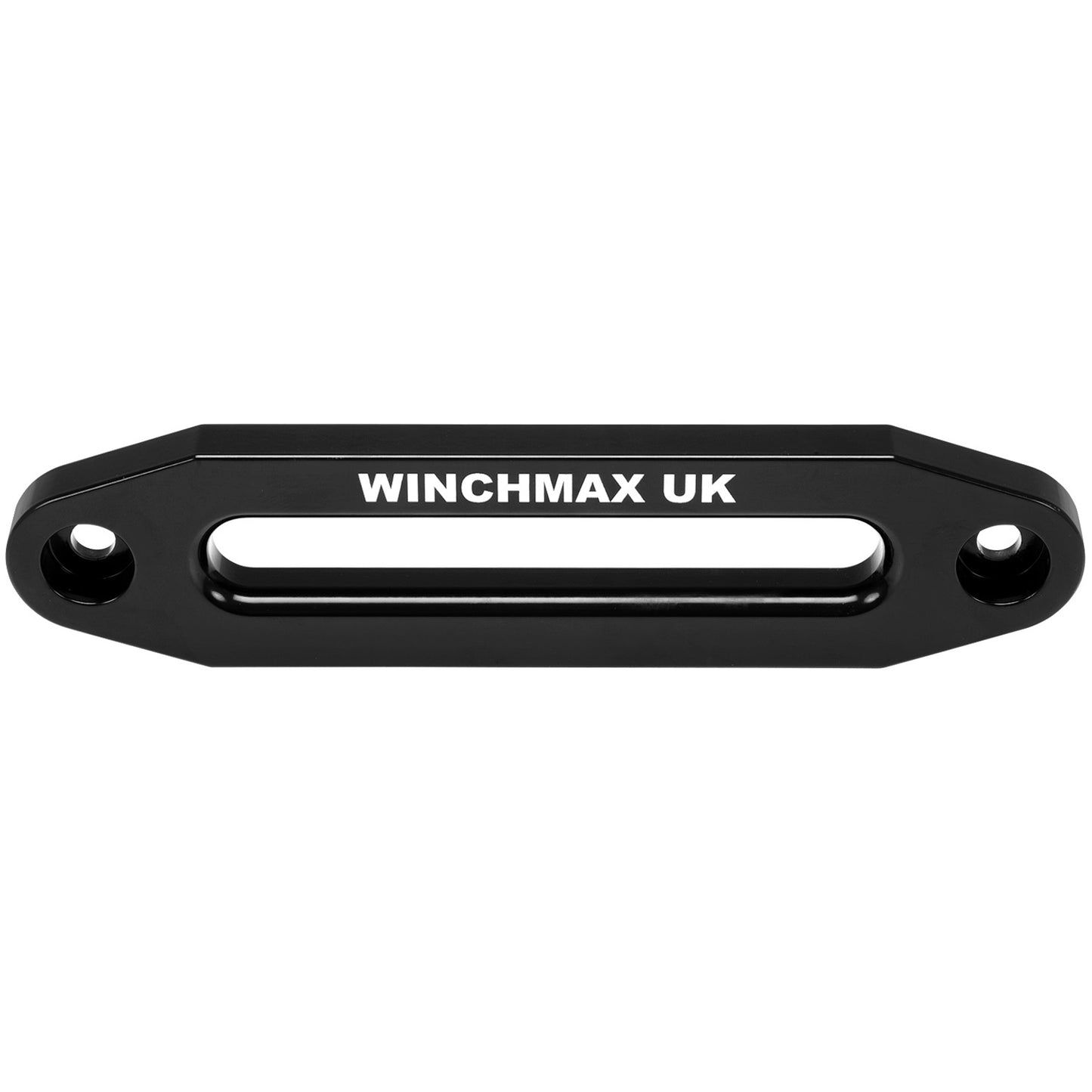 Large Aluminium Hawse Fairlead. Black Gloss Powder Coated with Laser Etched WINCHMAX Logo