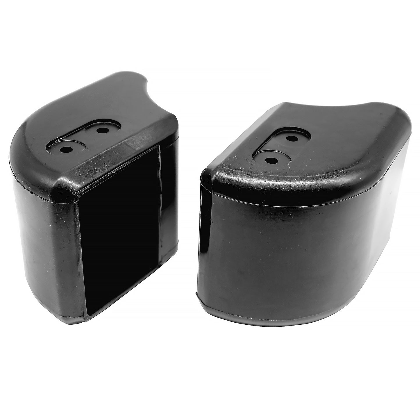 Pair of Bumper End Caps with push stud fit for Land Rover Defender 90, 110, RTD5, TDCI