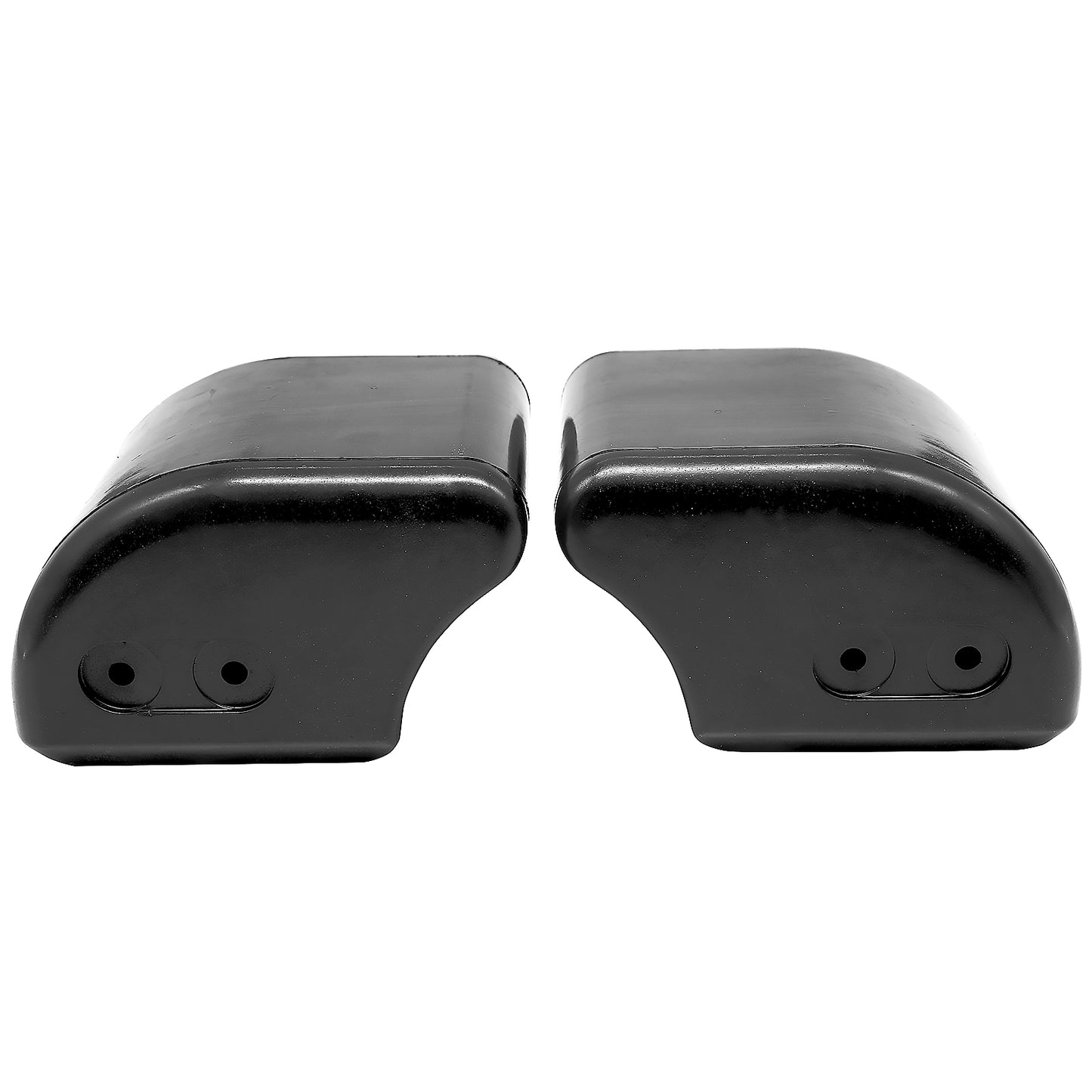Pair of Bumper End Caps with push stud fit for Land Rover Defender 90, 110, RTD5, TDCI
