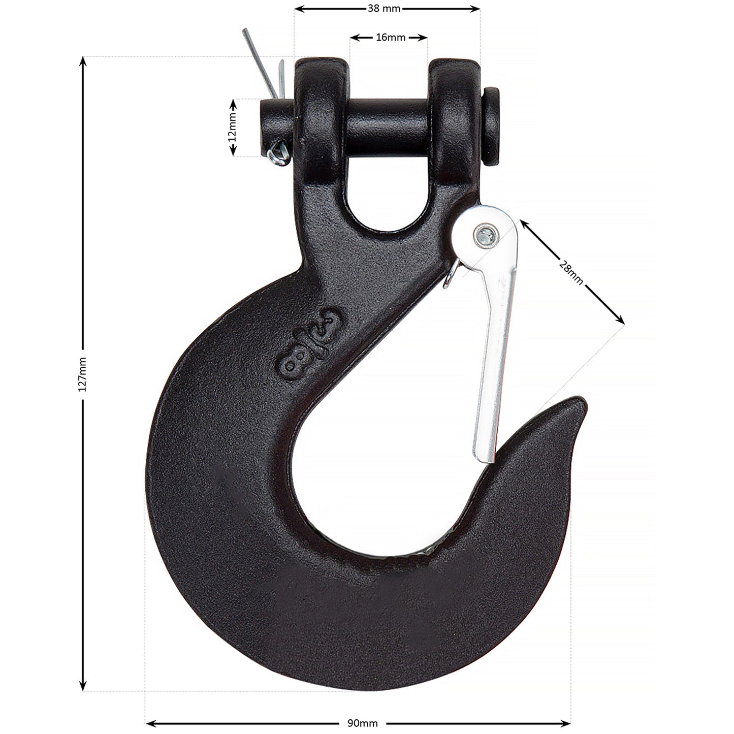 Verricello SL Military-Grade 12 V da 6.123 kg (13.500 lb). Paraurti per verricello. Fune in acciaio da 26 m x 9,5 mm. Gancio da 9,5 mm.