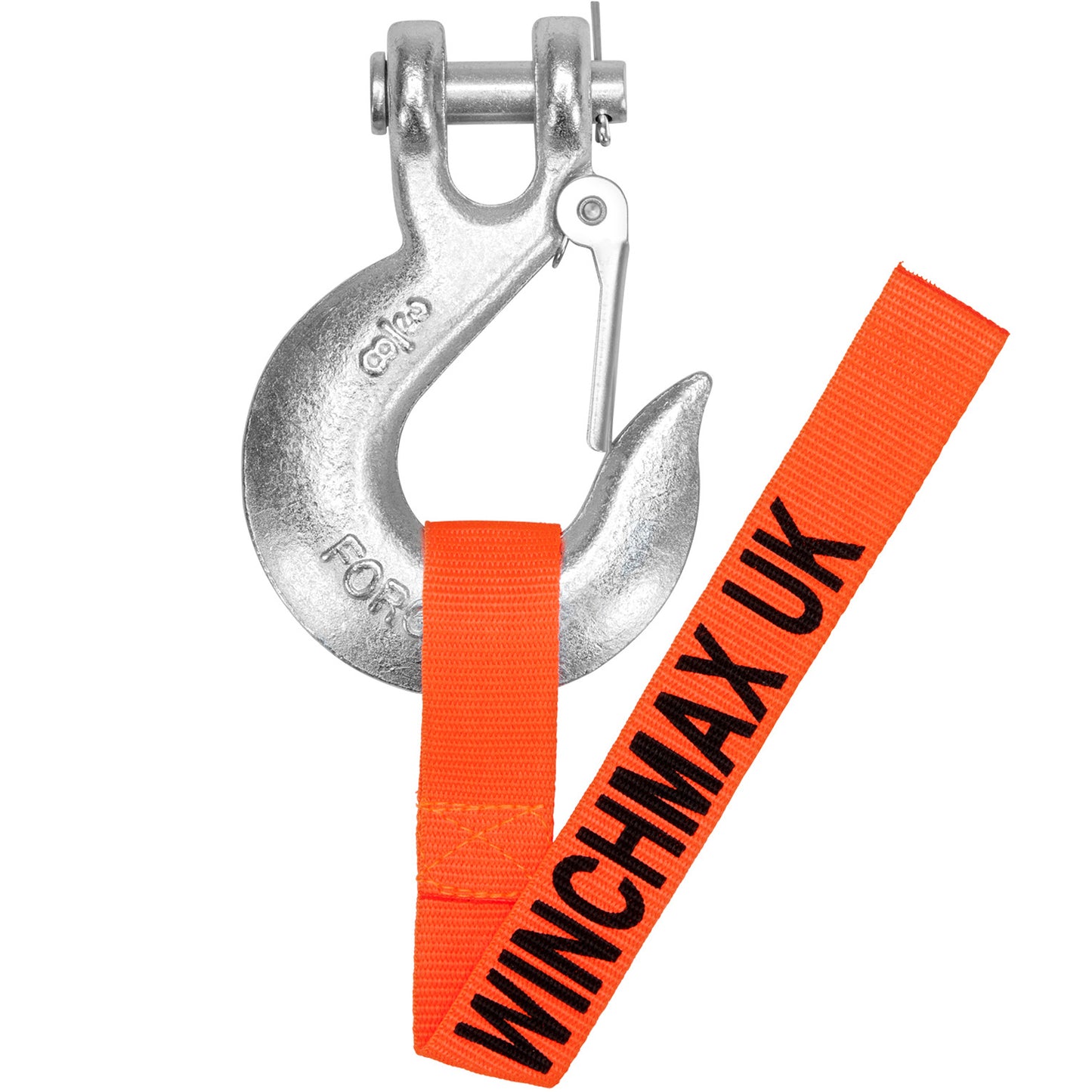 Winch Hook 3/8 Inch Clevis Forged G70. For Winches up to 14,000lb