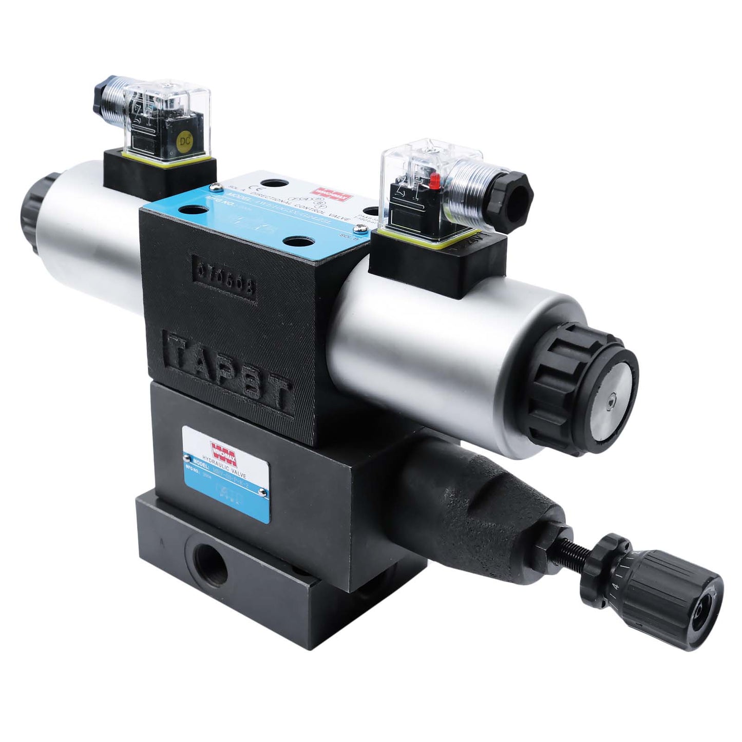 Controllo direzionale idraulico CETOP5/NG10 24v. Kit completo.