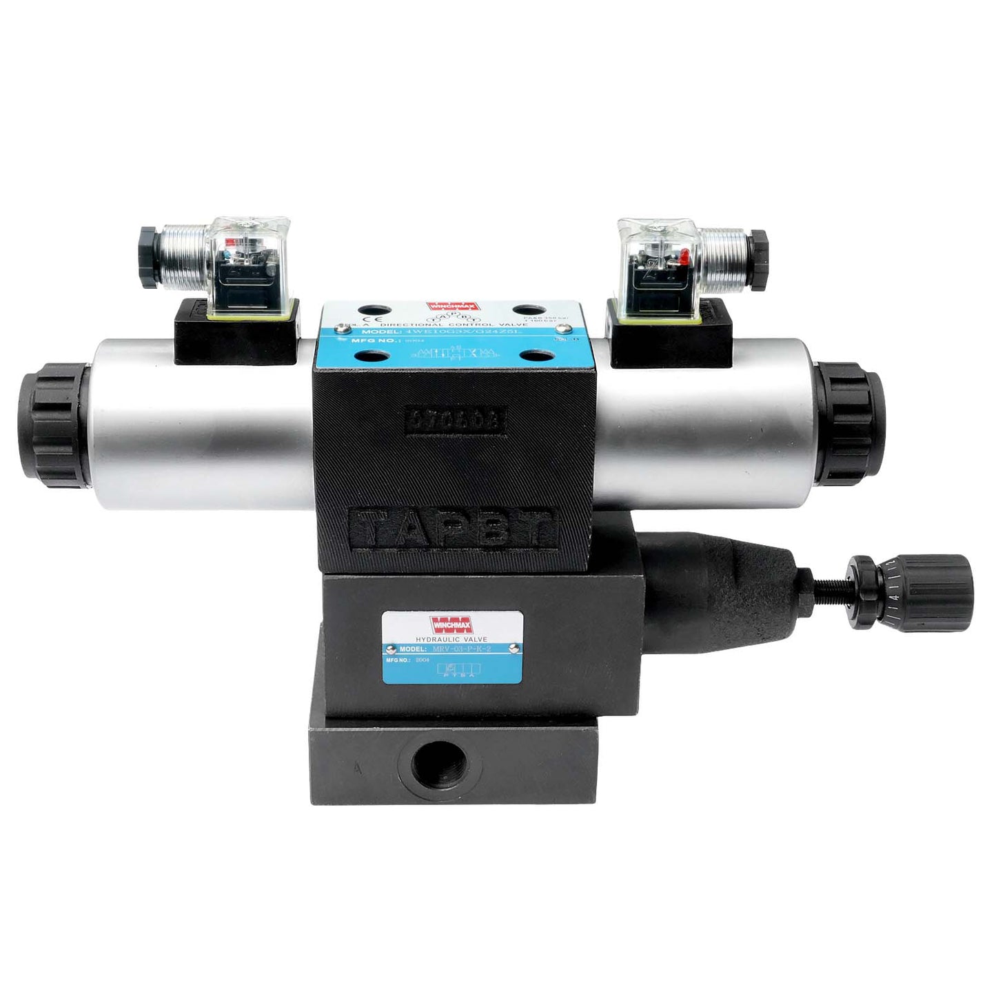 Elettrovalvola, collettore e regolatore CETOP5/NG10 24 V