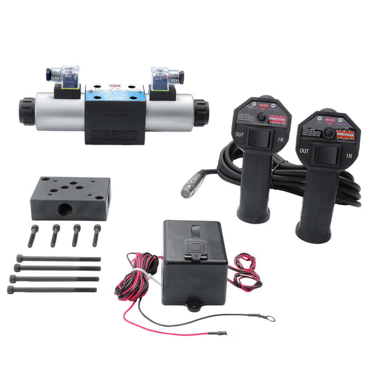 Elettrovalvola CETOP5/NG10 24v, piastra di collegamento del collettore e controllo remoto