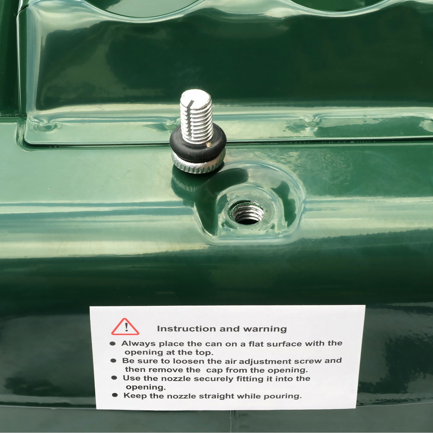 Jerry Can 25ltr Green Steel. Fuel, Petrol, Diesel, Oil, Water. Standard Pattern.