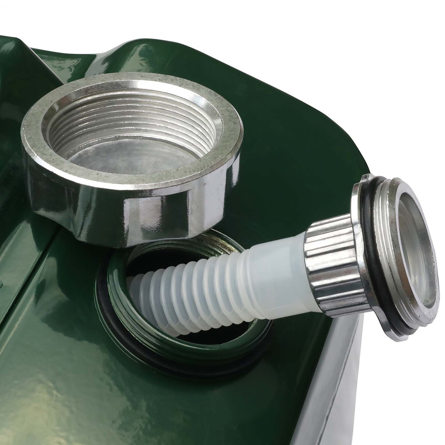 Jerry Can 25ltr Green Steel. Fuel, Petrol, Diesel, Oil, Water. Standard Pattern.