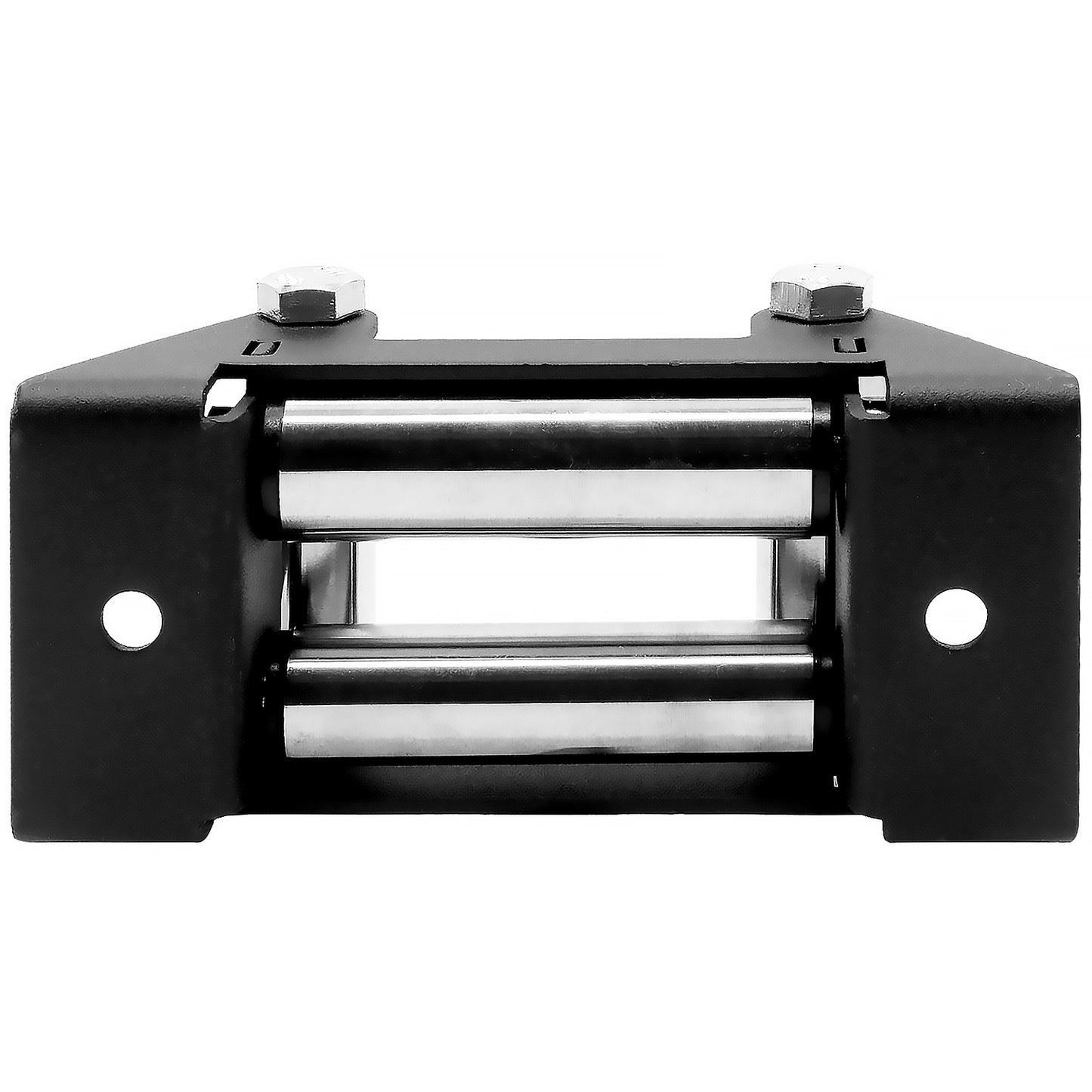 Roller Fairlead, Small, Military Grade Matt Black. Stainless Steel Rollers.