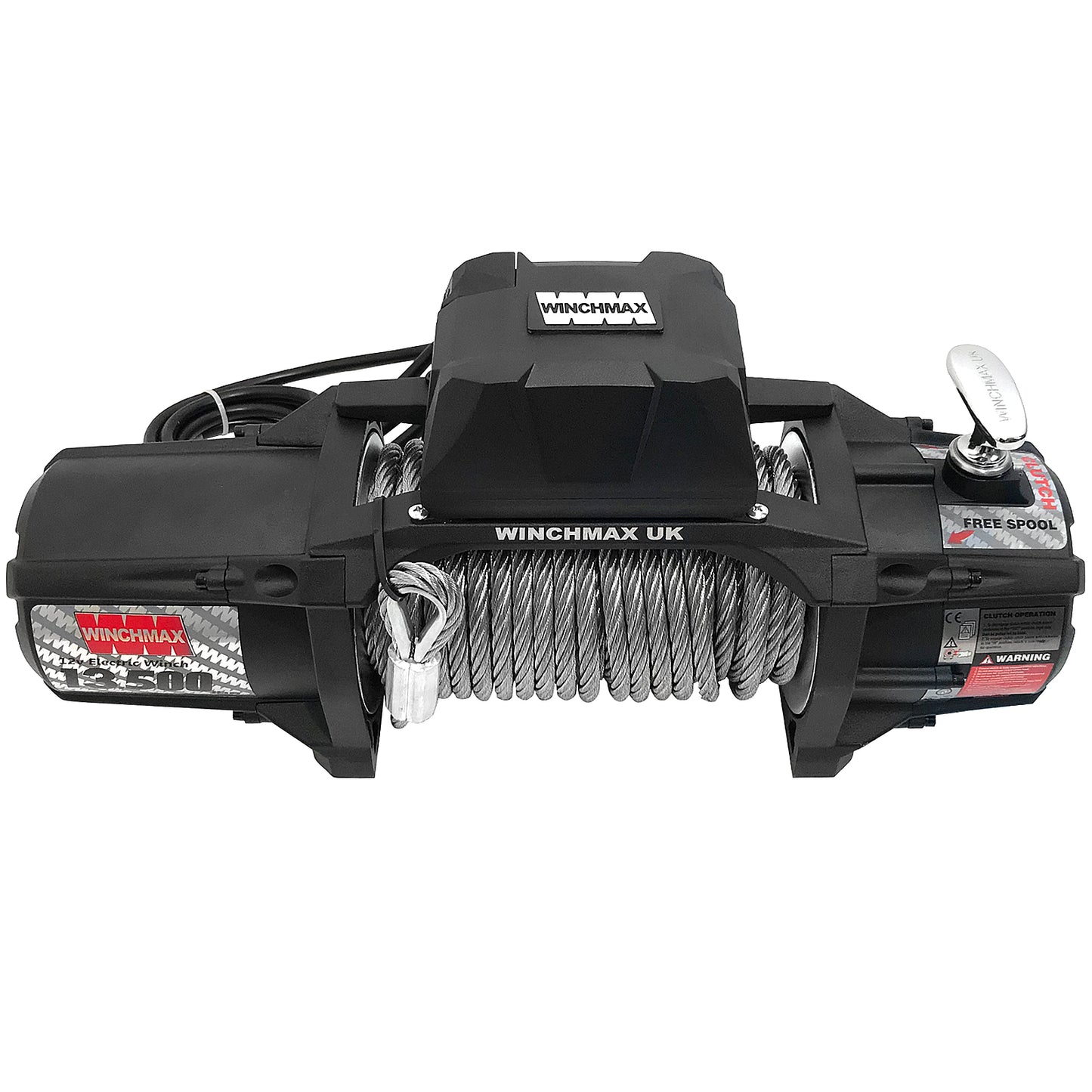 13,500lb (6,123kg) 'SL Series' 24v Military Grade Winch. 26m x 9.5mm Steel Rope, Twin Wireless Remote Controls.