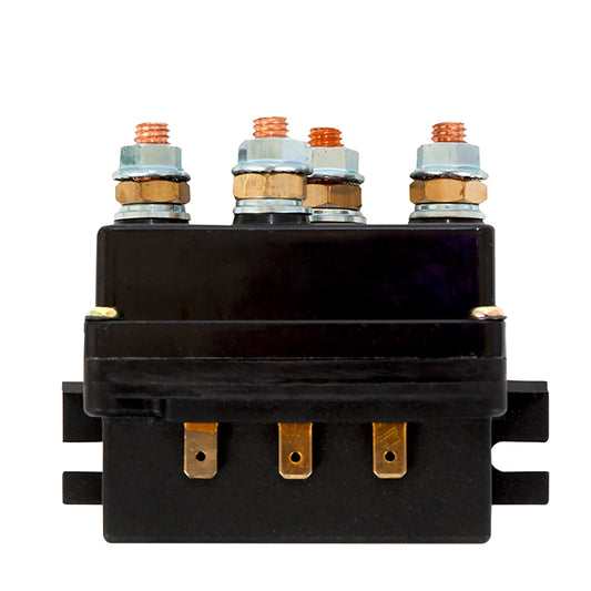24V Winch Solenoid Heavy Duty Upgrade. Spade Terminal Side Connections.