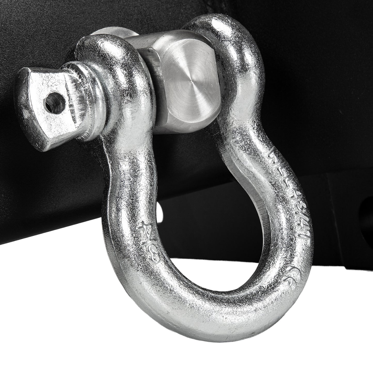 Verricello arancione originale da 12 V da 13.500 libbre (6.123 kg). Paraurti Defender, corda Armorline da 25 m x 10 mm, kit di cablaggio e isolatore.