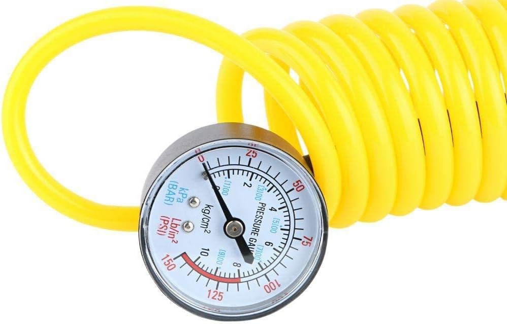Coil Pipe and Pressure Gauge for 72l and 160l T-Max Compressor