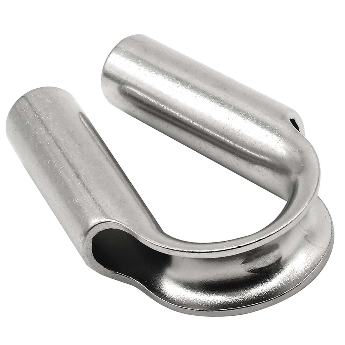 Redancia per fune tubolare (COPPIA) in acciaio inossidabile per fune del verricello da 10-12 mm di diametro.