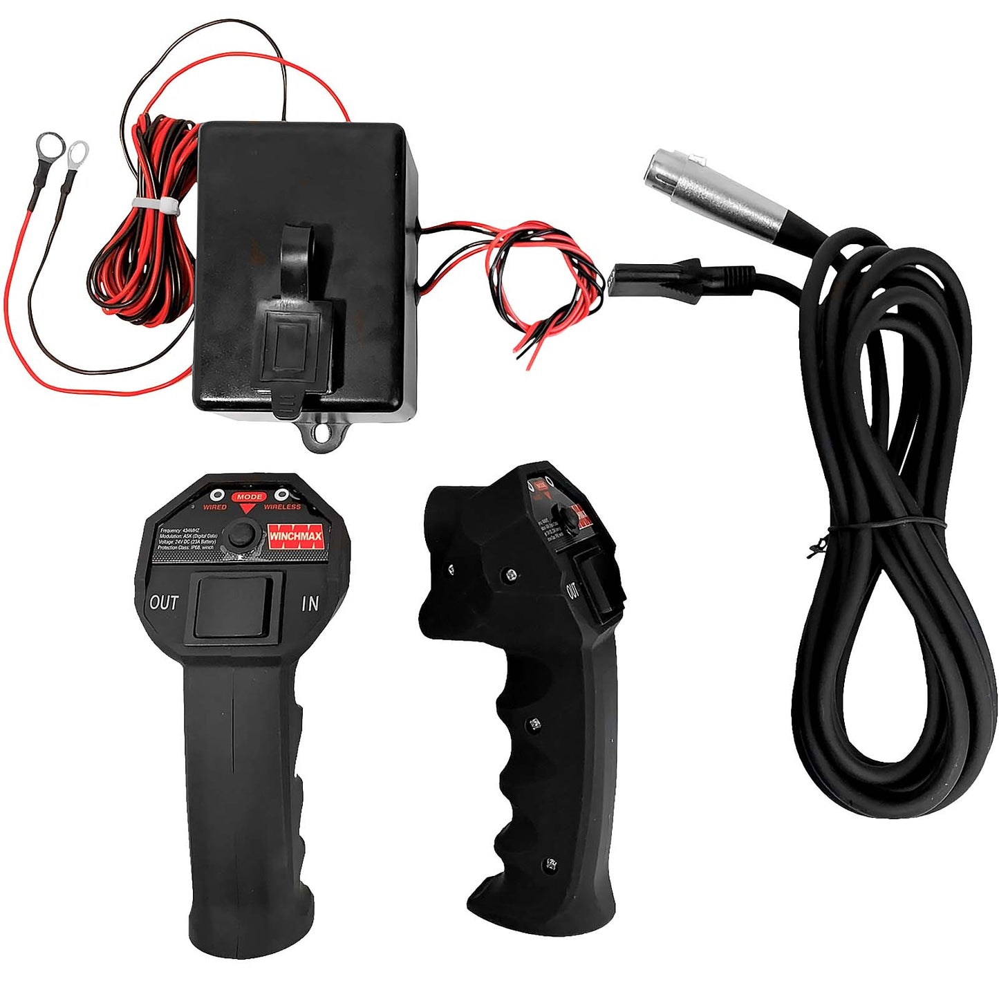 Winch Wireless 12V Remote Controls, Twin SL Handsets, Long Range With Enclosure.