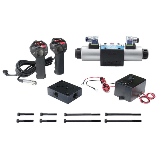 WINCHMAX. 12V CETOP5/NG10 Solenoid Valve, Manifold Subplate and Remote Controls.