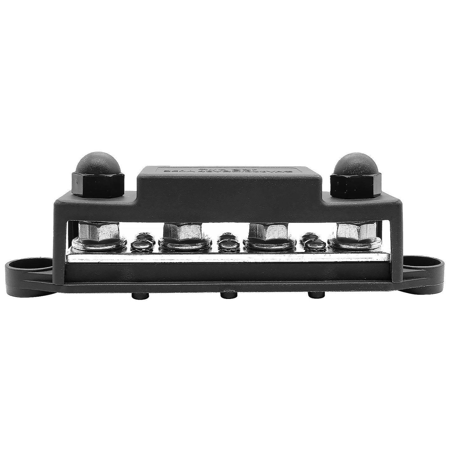 Bus Bar 250a 4 x M10 terminal. Black.