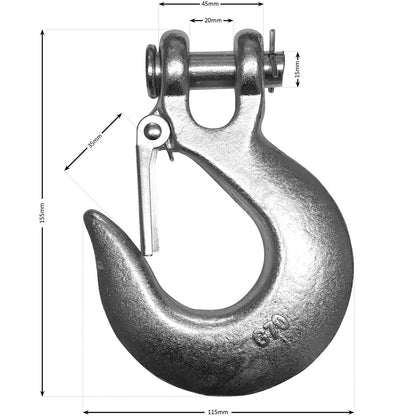22,000lb 24V Winch Heavy Duty 20m x 14mm Steel Rope.