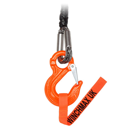 20,000lb (9,072kg) Original Orange Hydraulic Winch. 25m x 13mm Dyneema Rope. 24V Control System.