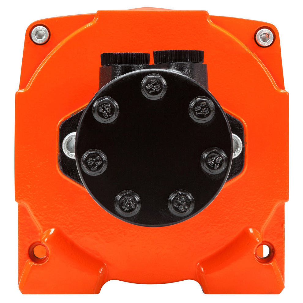 Ncsync 15,000lb (6,804kg) Original Orange Hydraulic Winch. 25m x 12mm Steel R ...