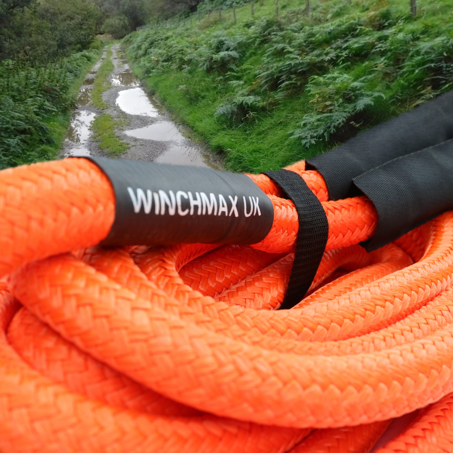 Kinetic Recovery Rope (MBF 14,500kg) and Soft Shackle