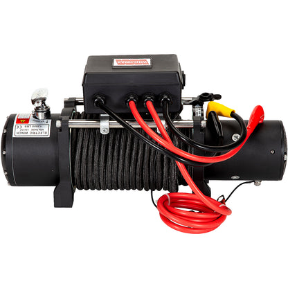 13,500lb (6,123kg) 12v Military Grade Winch. Defender Bumper, 25m x 10mm Armourline Rope, Remote Controls.