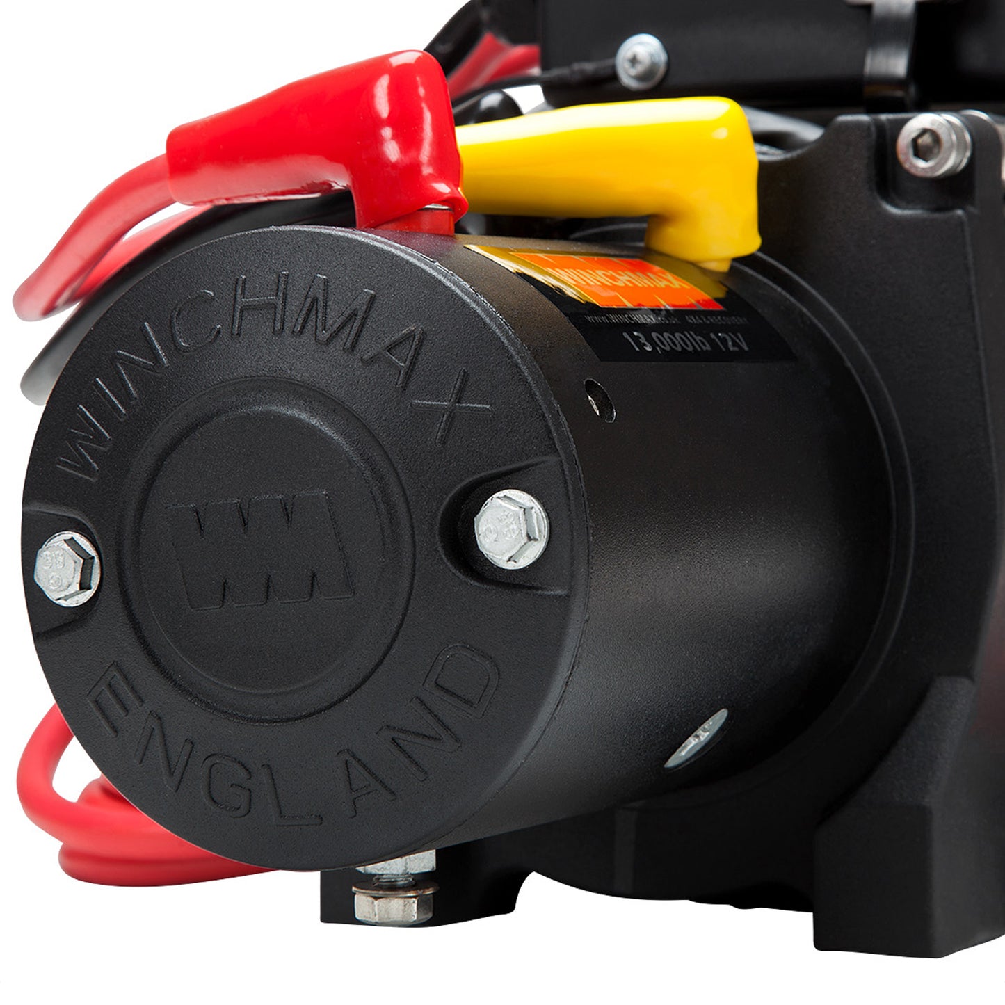 13,500lb (6,123kg) 12v Military Grade Winch. 28m x 11mm Dyneema Rope, Twin Wireless Remote Control