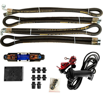 10,000lb (4,536kg) Original Orange Hydraulic Winch. 25m x 9.1mm Steel Rope. 3/8 Inch Clevis Hook. 24V Control System.