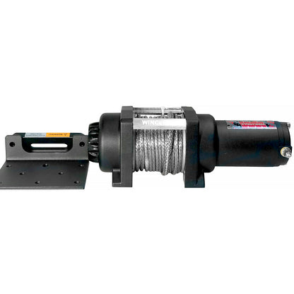 3,000lb (1,361kg) 12v Military Grade Winch. 15.5m x 5mm Dyneema Rope, Remote Controls. Boat Trailer, Marine.