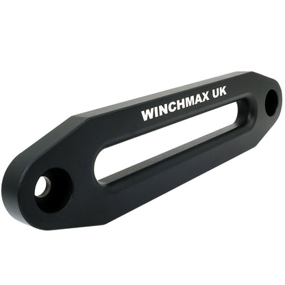 Military Grade Large Aluminium Hawse Fairlead. CNC Cut, Matt Black, Laser Etched Logo