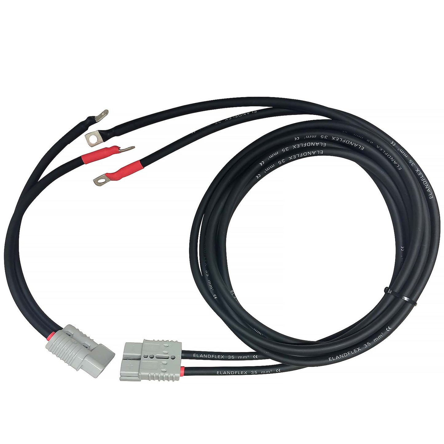 4m Battery Extension Cables - Anderson - British Made - 8mm Lug.