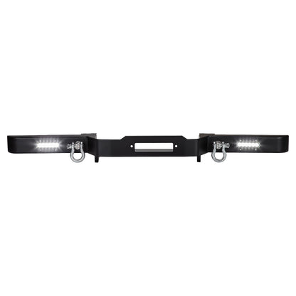 13,500lb (6,123kg) 12v Military Grade Winch. Defender Bumper, 25m x 10mm Armourline Rope, Remote Controls.