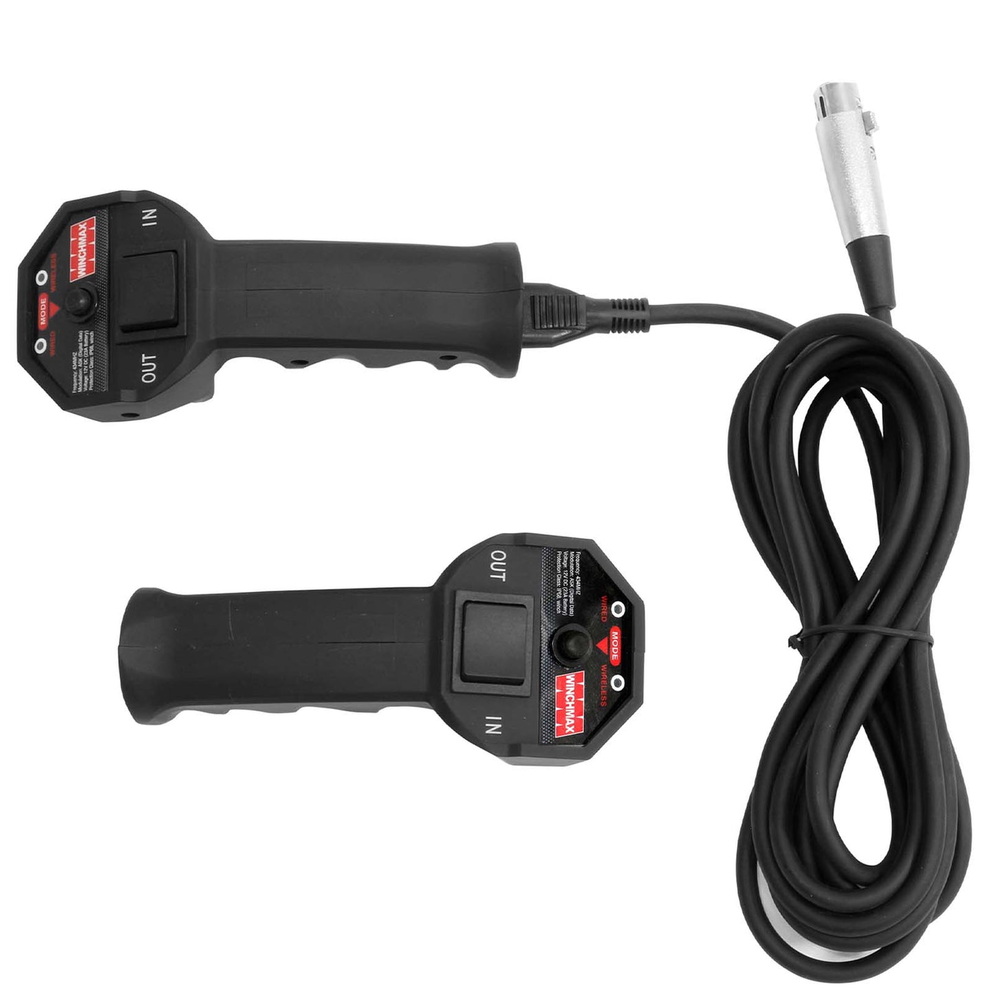 Complete 24v Winch Control Box for up to 20,000lb. Twin Wireless Remotes.