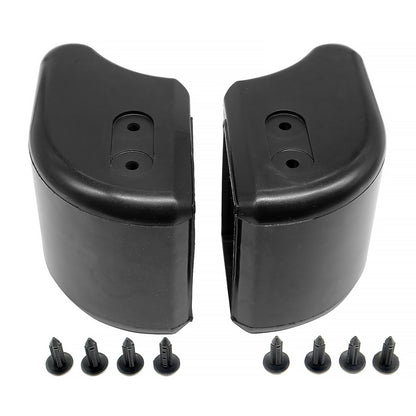 Pair of Bumper End Caps with push stud fit for Land Rover Defender 90, 110, RTD5, TDCI