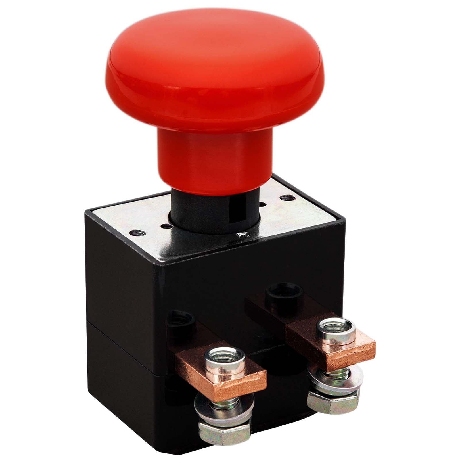 Lot De 2 Interrupteurs Bouton-Poussoir Momentanés 12V 25A Rouge – Ø22 Mm – Parfait Pour Klaxon, Démarreur Voiture, Camion, Bateau