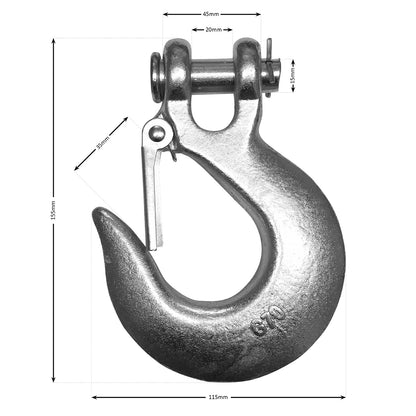 10,000lb (4,536kg) Original Orange Hydraulic Winch. 25m x 9.1mm Steel Rope. 3/8 Inch Clevis Hook. 24V Control System.