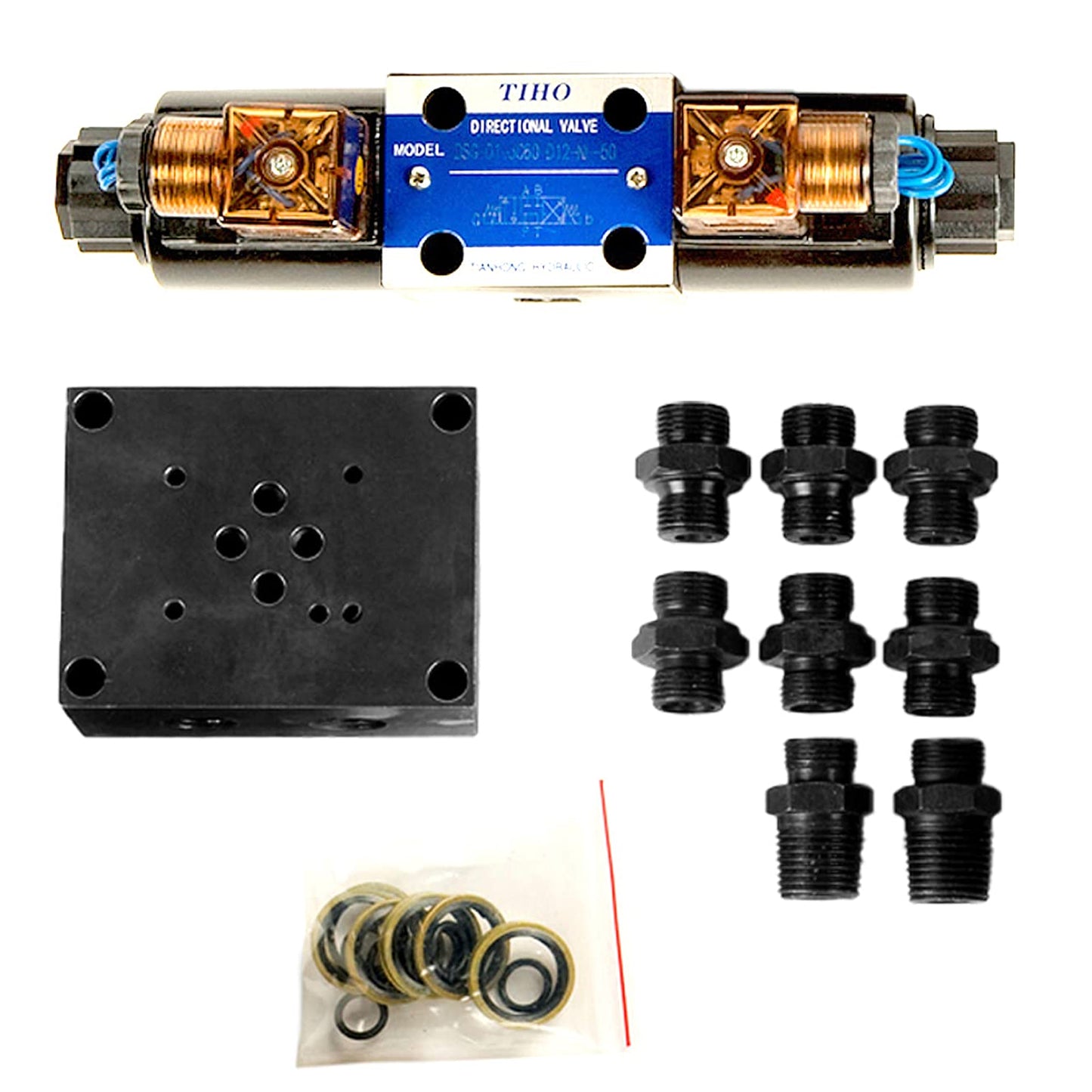 Hydraulic Winch Installation Kit.  24v Valve, Hoses, Control Gear. Wireless Remote