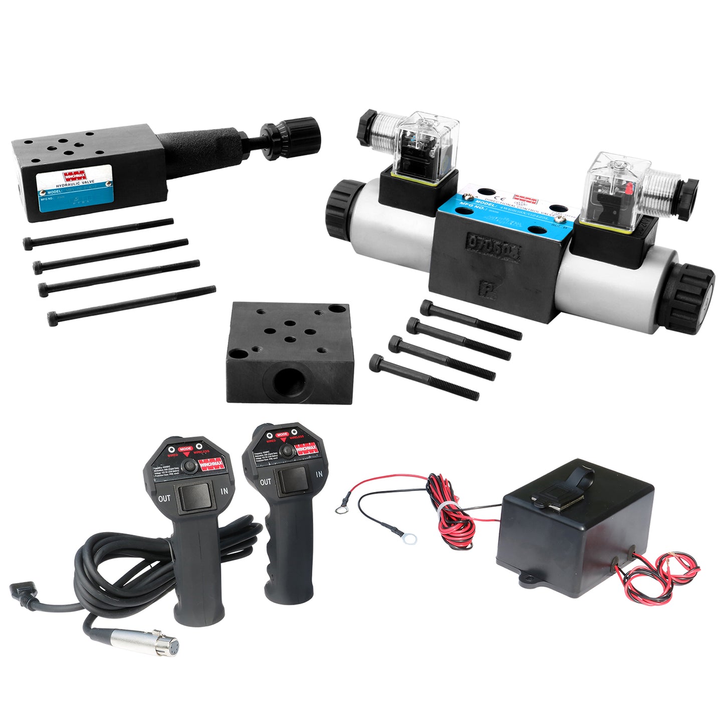CETOP3/NG6 12v Hydraulic Directional Control. Full Kit.