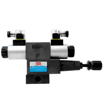 CETOP3/NG6 12v Solenoid Valve, Manifold and Regulator