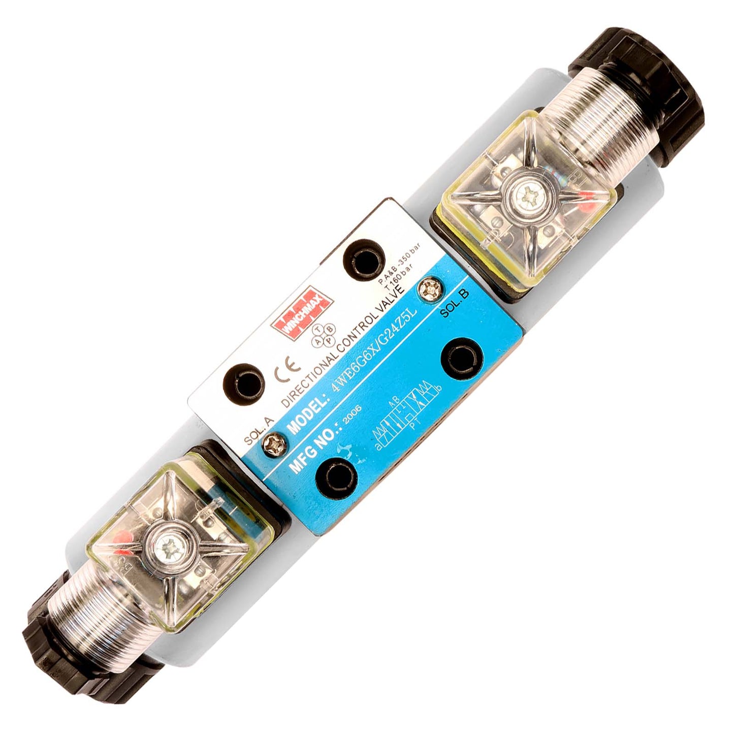 CETOP3/NG6 24v Solenoid Operated Directional Hydraulic Control Valve