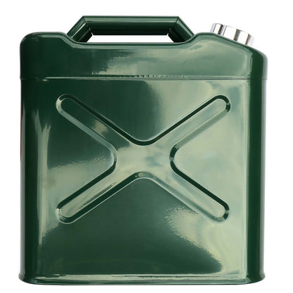 Jerry Can 25ltr Green Steel. Fuel, Petrol, Diesel, Oil, Water. Standard Pattern.