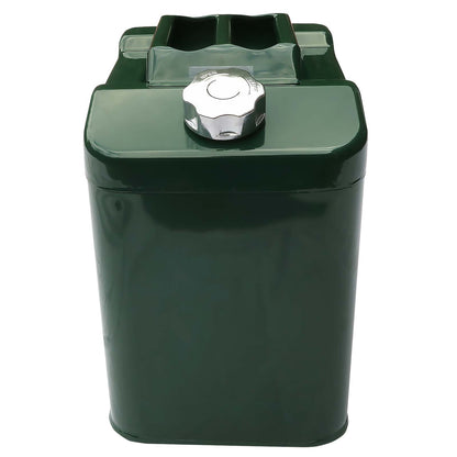 Jerry Can 25ltr Green Steel. Fuel, Petrol, Diesel, Oil, Water. Standard Pattern.