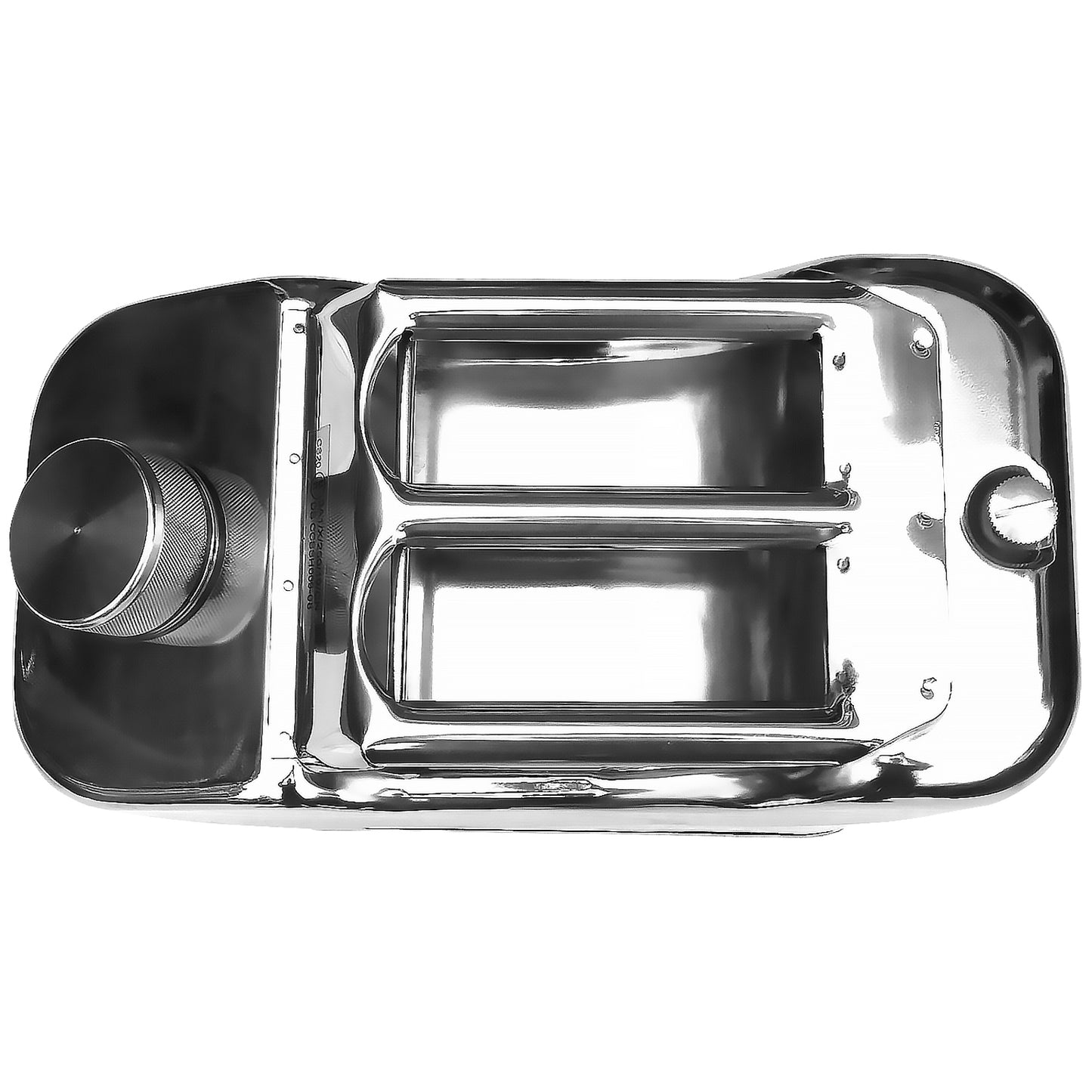 Jerry Can 20ltr Polished Stainless Steel. Fuel, Petrol, Diesel, Oil, Water. Standard Pattern.