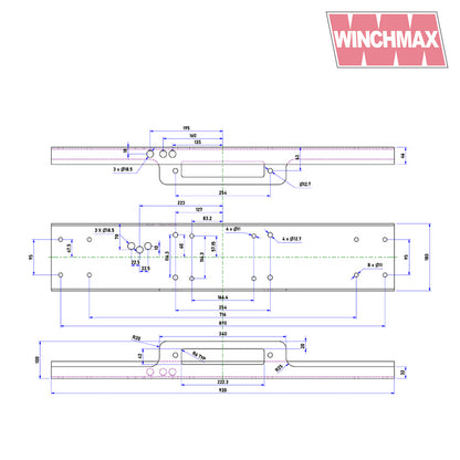 Winchmax WMMP2 Mounting plate