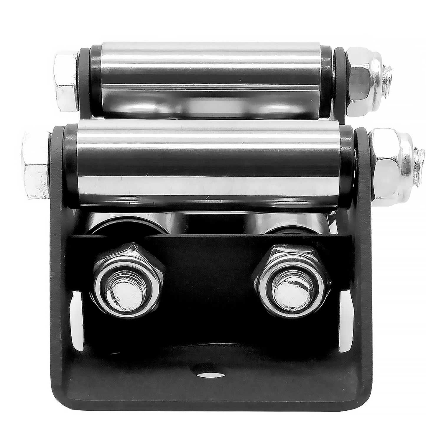 Roller Fairlead, Small, Military Grade Matt Black. Stainless Steel Rollers.