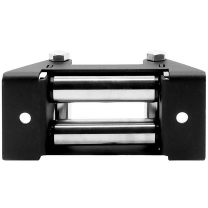 Roller Fairlead, Small, Military Grade Matt Black. Stainless Steel Rollers.