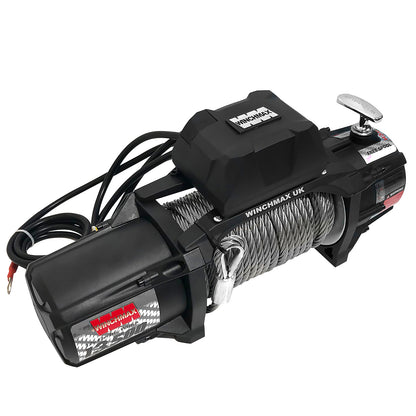 13,500lb (6,123kg) 'SL Series' 12v Military Grade Winch. Defender Bumper, 26m x 9.5mm Steel Rope, Wiring Kit & Isolator.